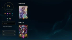 CONTA LOL 92 SKINS 130 CHAMPS 9 LENDÁRIAS - League of Legends