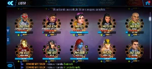 Conta MFS ( marvel strike force ) Lvl 90 ally plat 3 - Steam