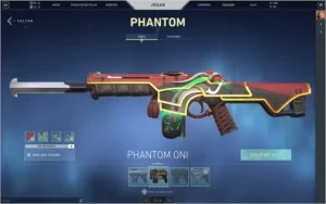 Conta valorant com muitas skins