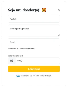 Sistema de Doações QR Code Mercado Pago