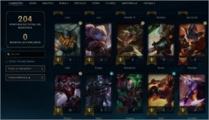 Conta de lol Ouro IV lvl 79 - League of Legends