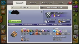 CV8 Quase full +4758 gemas. - Clash of Clans