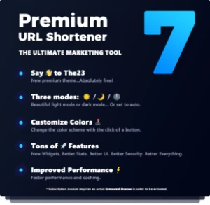 Encurtador de URL Premium - Encurtador de Links, Bio Pages e