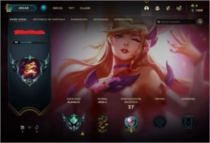 CONTA LEVEL 38 , PLATINA 4 - League of Legends LOL