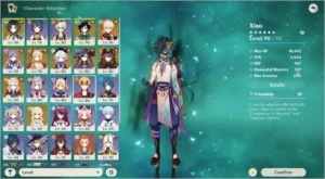 AR 57 - 13 T5⭐- XIAO / VENTI / KAZUHA / HUTAO / YOIMIA / ALB - Genshin Impact