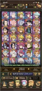 the seven deadly sins Nanatsu grand cross - Outros