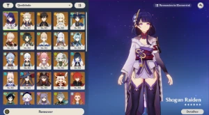 Conta Genshin AR60 Personagem 24/5* Armas 18/5* Raiden c3+++ - Genshin Impact