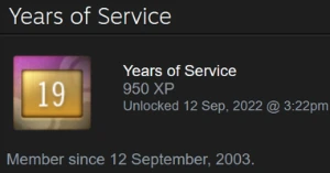 Conta Antiga Steam 19 Anos (12 Setembro De 2003) - Counter Strike CS
