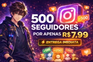 Descrição Instagram - 500 Seguidores Por Apenas R$ 7,99 - R