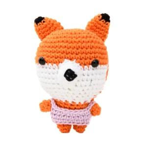 Raposa Cabeçuda Amigurumi Artesanal Bebê Decoração Quarto - Artesanato e Personalizados
