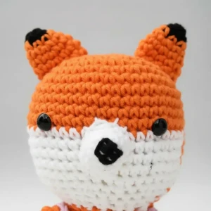 Raposa Cabeçuda Amigurumi Artesanal Bebê Decoração Quarto - Artesanato e Personalizados
