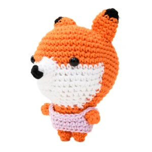 Raposa Cabeçuda Amigurumi Artesanal Bebê Decoração Quarto - Artesanato e Personalizados