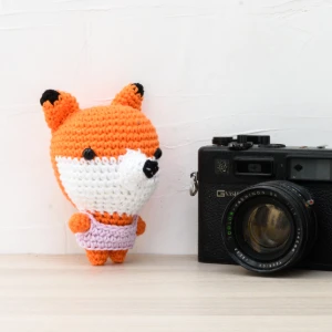 Raposa Cabeçuda Amigurumi Artesanal Bebê Decoração Quarto - Artesanato e Personalizados