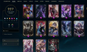 Conta LoL | Todos os Campeões | 227 Skins - League of Legends