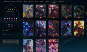 Conta LoL | Todos os Campeões | 227 Skins - League of Legends