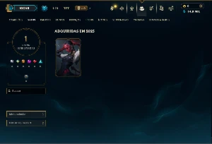 Diamante 4 com 30 Champs e 1 Skin +16 Fragmentos - League of Legends LOL