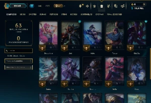 Diamante 4 com 30 Champs e 1 Skin +16 Fragmentos - League of Legends LOL