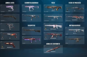 Conta de valorant gold 2 mts skins (vandal gaia recente)