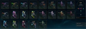 Conta LOL League of Legends com 4238 RP e 74 skins