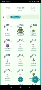Serviços para Pokemon Go (Mochila/Reide/Pokemon brilhante) - Pokémon