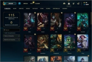 Conta ouro 4 com 11 skins e 42 champs - League of Legends LOL