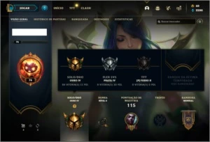 Conta ouro 4 com 11 skins e 42 champs - League of Legends LOL