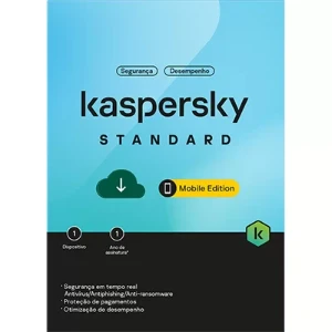 Kaspersky Antivírus Mobile 1 dispositivo 12 meses - Softwares e Licenças