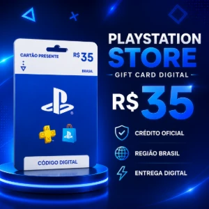 Gift Card PlayStation Store R$ 35Código |Digital Oficial BR