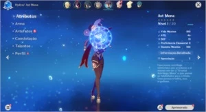 Conta Genshin com Mona AR 7 ! - Genshin Impact