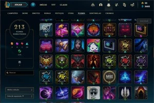 Conta LOL (season 2) com skins/vitoriosas e ícones raros - League of Legends
