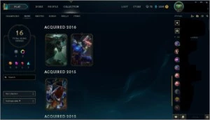 Conta League of Legends - Platina V - Honra 5 LOL