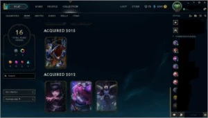 Conta League of Legends - Platina V - Honra 5 LOL