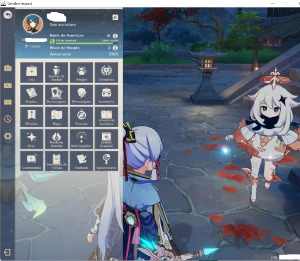 Conta Genshin impact Hutao+ayaka+espada celestial rank 31