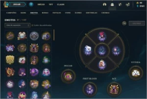 CONTA LOL DIAMANTE 4  TODOS OS CHAMPS 73% winrate - League of Legends
