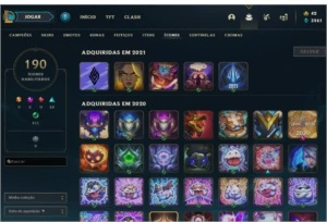CONTA LOL DIAMANTE 4  TODOS OS CHAMPS 73% winrate - League of Legends