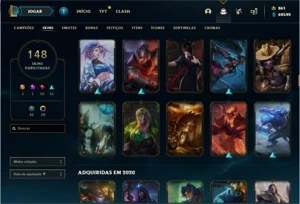 Conta LVL 572 860 RP 70K EA I Skins vitoriosas - League of Legends LOL