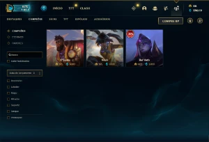 Conta Lol Todos Campeões - League of Legends