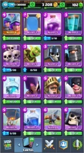 Conta CLASH ROYALE NV 10