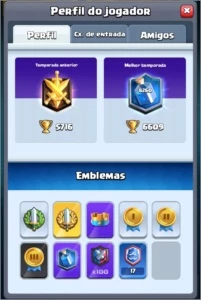 Conta CLASH ROYALE Full