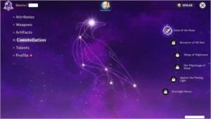 Conta de Genshin Impact - AR 8 (Personagens 4*)
