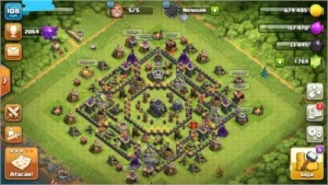 Conta Clash of clans cv9 FULL