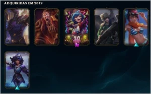 CONTA LOL LVL 40 14 SKINS MAIS ÓTIMOS ESPÓLIOS - League of Legends