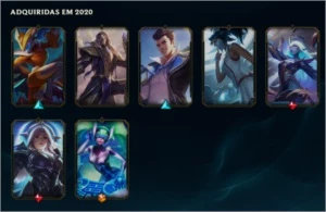 CONTA LOL LVL 40 14 SKINS MAIS ÓTIMOS ESPÓLIOS - League of Legends