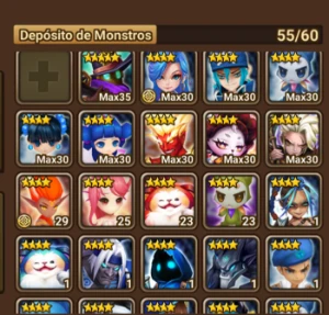 Conta Iniciante Com (Liam, Bellenus, Woosa, Nana, Savannah) - Summoners War