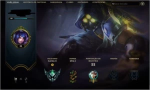 CONTA LOL PLATINA 4 - League of Legends