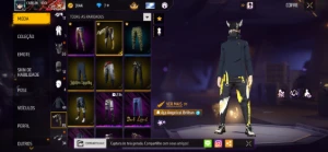 Conta com Angelical Amarela e Skin do Megume!! - Free Fire