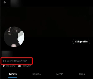 CONTA OLD TWITTER CRIADA EM 2007 - Outros