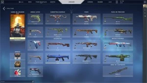 Conta Valorant ouro 3 com mais de 35k VP em skins (~R$1200)