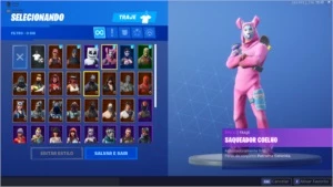 Conta FORTNITE com skins da season's 4/5/6/7/8 e SALVEoMUNDO
