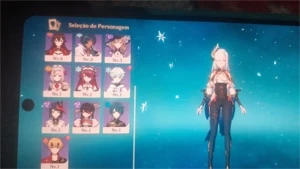 Kokomi+Shenne+Mona e vários 4☆ AR10 - Genshin Impact
